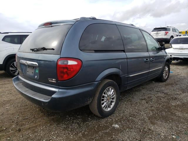 2C8GT64L31R244695 - 2001 CHRYSLER TOWN & COU LIMITED GRAY photo 3