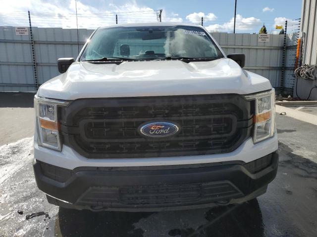 1FTEX1EB8MKD70303 - 2021 FORD F150 SUPER CAB WHITE photo 5