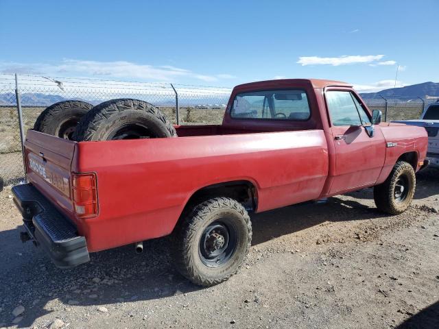 1B7KM26Z2MS236982 - 1991 DODGE W-SERIES W200 RED photo 3