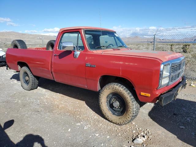 1B7KM26Z2MS236982 - 1991 DODGE W-SERIES W200 RED photo 4