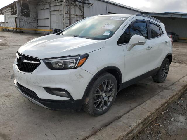 KL4CJ1SB8KB707086 - 2019 BUICK ENCORE SPORT TOURING WHITE photo 1