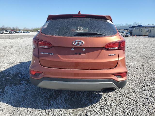 5XYZT3LB7HG473946 - 2017 HYUNDAI SANTA FE S ORANGE photo 6