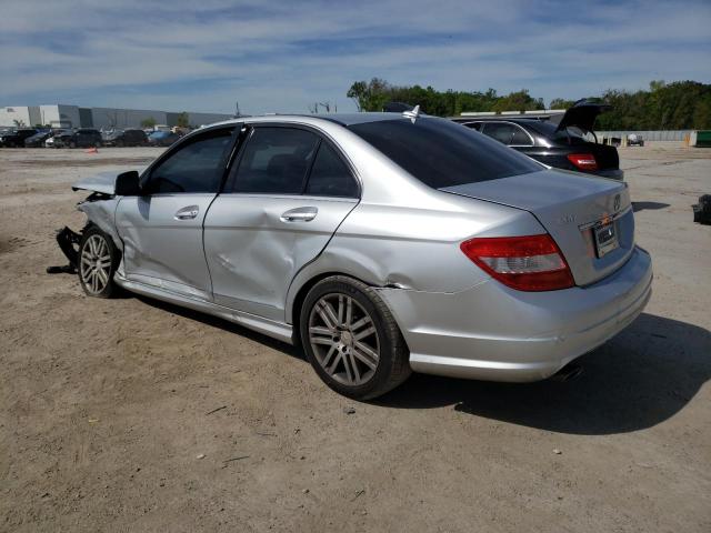 WDDGF54X18R015699 - 2008 MERCEDES-BENZ C 300 SILVER photo 2