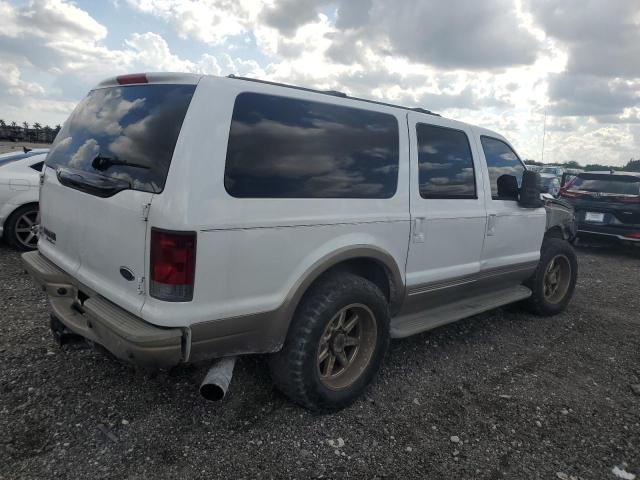 1FMNU44P65EA57625 - 2005 FORD EXCURSION EDDIE BAUER WHITE photo 3