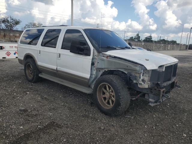 1FMNU44P65EA57625 - 2005 FORD EXCURSION EDDIE BAUER WHITE photo 4