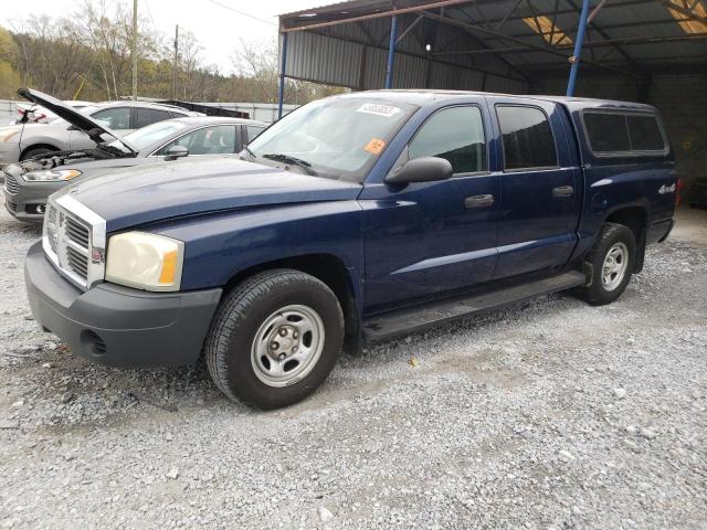 1D7HW28K76S704380 - 2006 DODGE DAKOTA QUAD BLUE photo 1