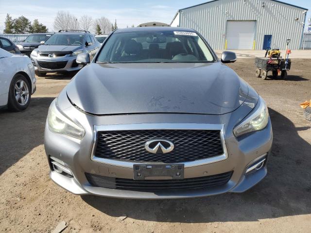 JN1EV7AR4HM839637 - 2017 INFINITI Q50 PREMIUM GRAY photo 5