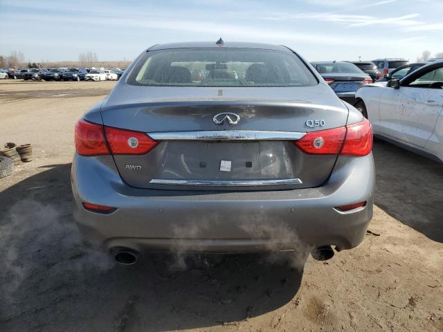 JN1EV7AR4HM839637 - 2017 INFINITI Q50 PREMIUM GRAY photo 6