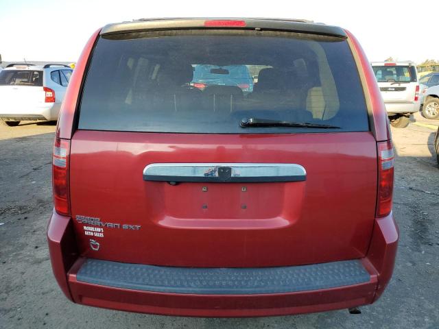 2D8HN54P78R109664 - 2008 DODGE GRAND CARA SXT RED photo 6