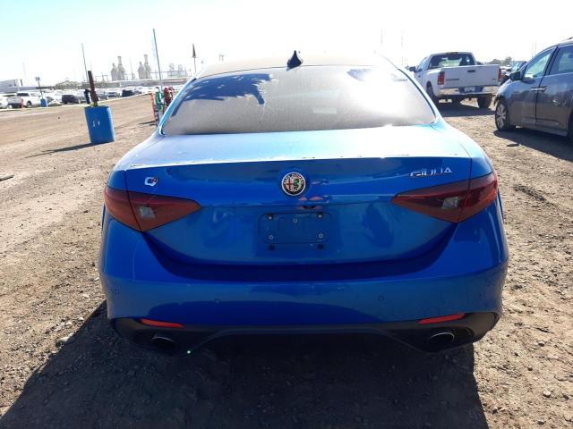 ZARFAEDN6H7558616 - 2017 ALFA ROMEO GIULIA Q4 BLUE photo 6