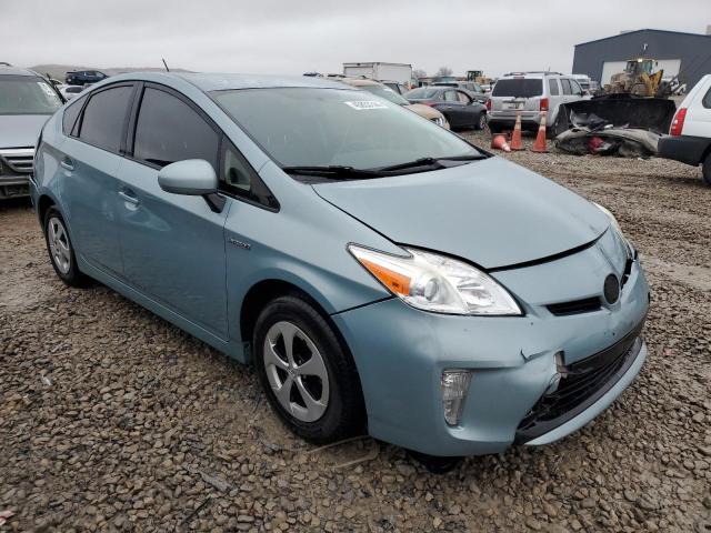 JTDKN3DU2E1757590 - 2014 TOYOTA PRIUS TURQUOISE photo 4