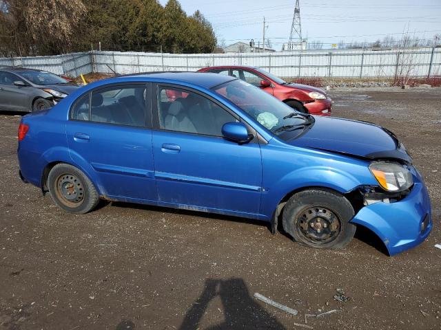 KNADH4B32A6612205 - 2010 KIA RIO LX BLUE photo 4