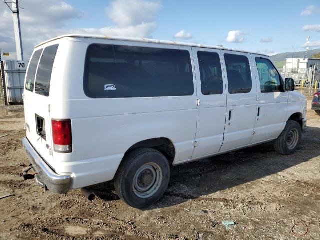 1FBNE31L78DA59136 - 2008 FORD ECONOLINE E350 SUPER DUTY WAGON WHITE photo 3