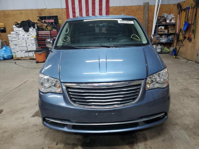 2C4RC1CG5CR210844 - 2012 CHRYSLER TOWN & COU TOURING L BLUE photo 5