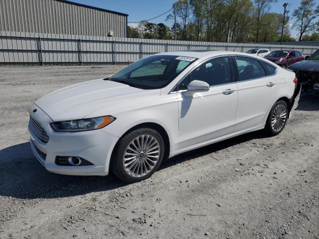 3FA6P0K90DR206481 - 2013 FORD FUSION TITANIUM WHITE photo 1