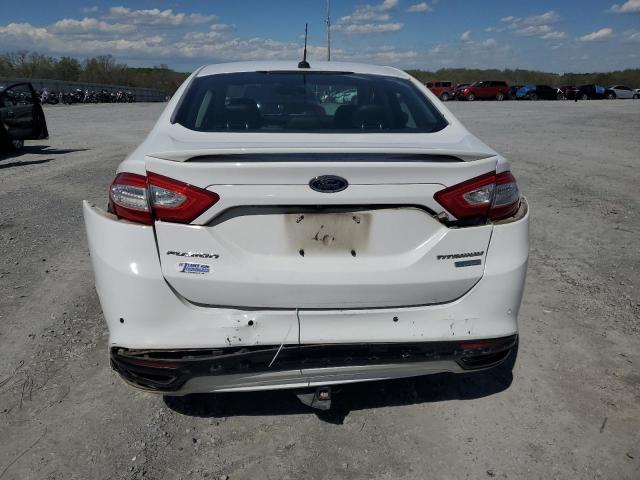 3FA6P0K90DR206481 - 2013 FORD FUSION TITANIUM WHITE photo 6