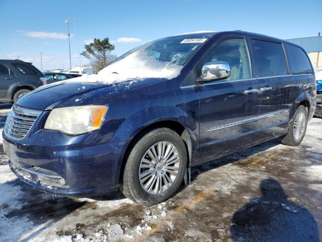 2C4RC1CG1DR634278 - 2013 CHRYSLER TOWN & COU TOURING L BLUE photo 1