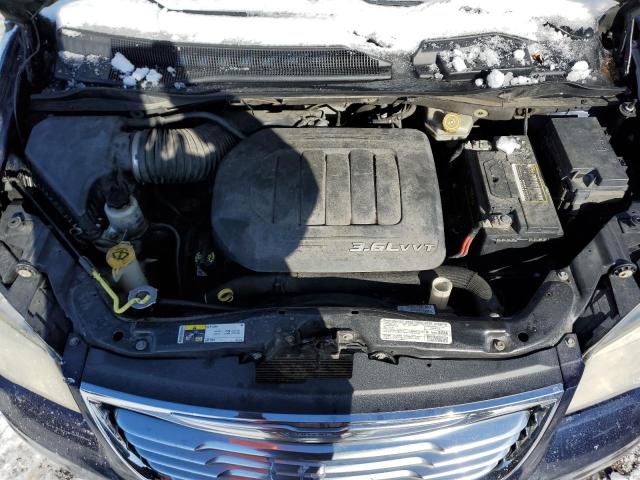 2C4RC1CG1DR634278 - 2013 CHRYSLER TOWN & COU TOURING L BLUE photo 12