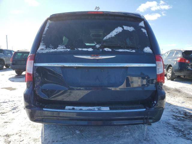 2C4RC1CG1DR634278 - 2013 CHRYSLER TOWN & COU TOURING L BLUE photo 6