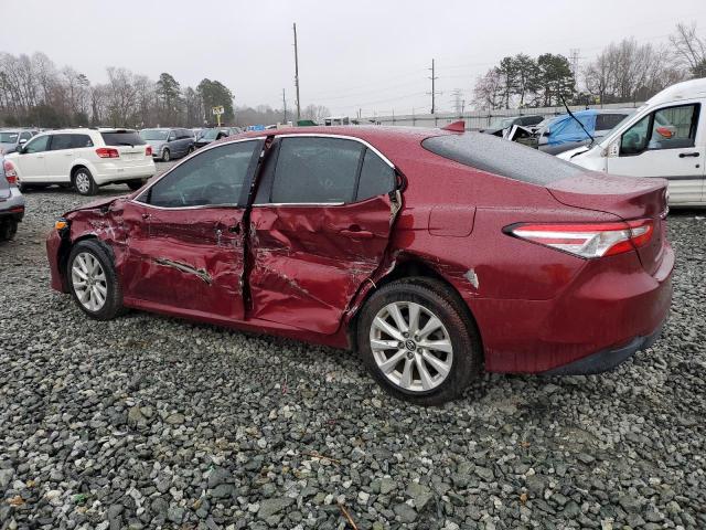 4T1B11HK9KU705307 - 2019 TOYOTA CAMRY L BURGUNDY photo 2