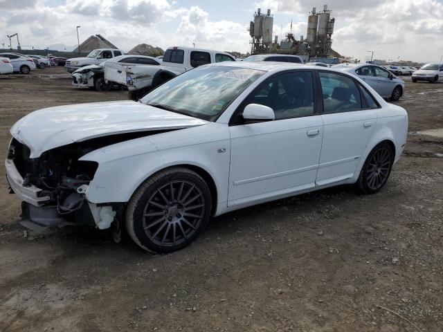 WAUEF78E18A167807 - 2008 AUDI A4 S-LINE 2.0T QUATTRO TURBO WHITE photo 1