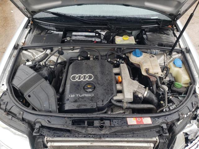 WAULC68E45A083485 - 2005 AUDI A4 1.8T QUATTRO SILVER photo 11