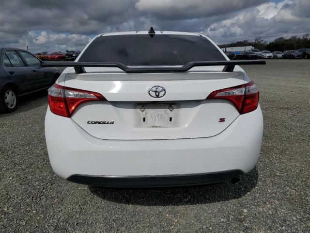 5YFBURHE8GP377385 - 2016 TOYOTA COROLLA L WHITE photo 6