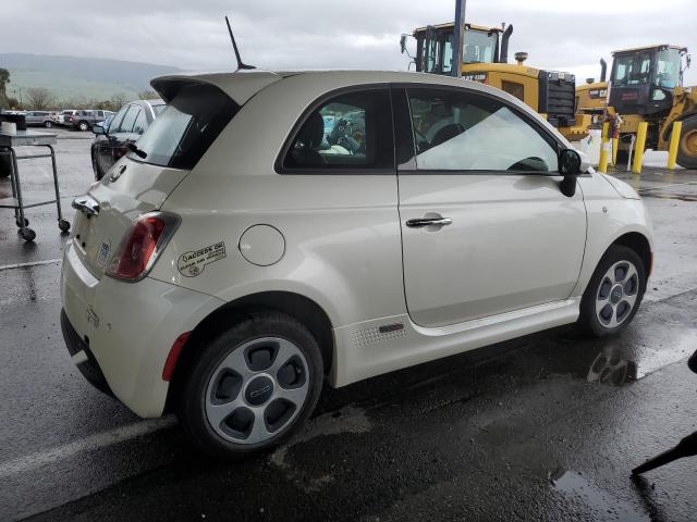 3C3CFFGE3FT749844 - 2015 FIAT 500 ELECTRIC WHITE photo 3