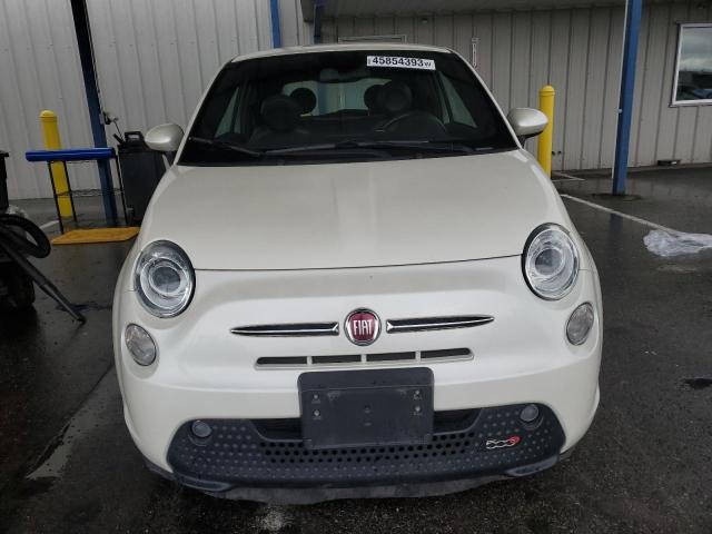 3C3CFFGE3FT749844 - 2015 FIAT 500 ELECTRIC WHITE photo 5