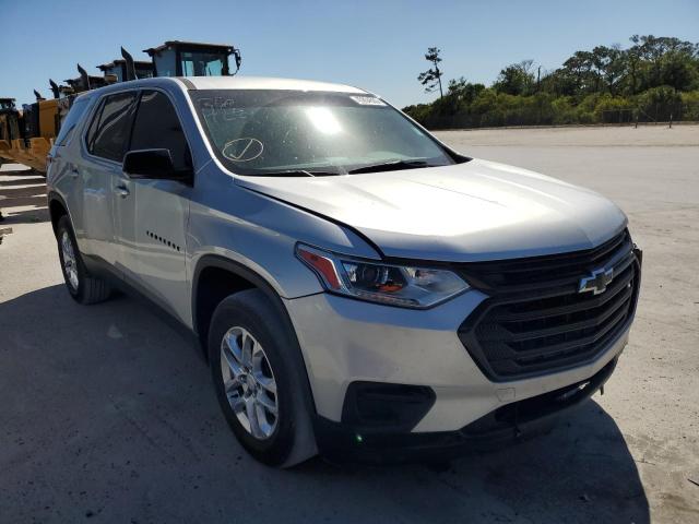 1GNERFKW9KJ262443 - 2019 CHEVROLET TRAVERSE LS SILVER photo 4