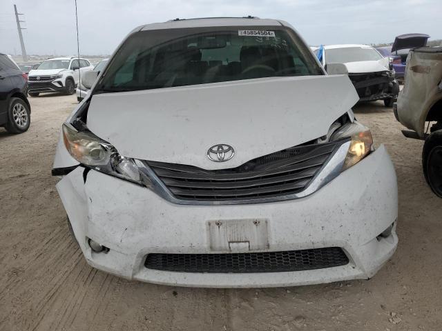 5TDYK3DC6ES484991 - 2014 TOYOTA SIENNA XLE WHITE photo 5