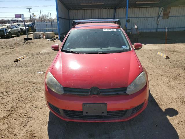 WVWDB7AJ6CW210177 - 2012 VOLKSWAGEN GOLF RED photo 5