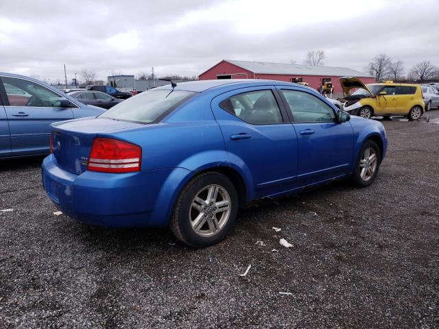 1B3LC56R08N602856 - 2008 DODGE AVENGER SXT BLUE photo 3