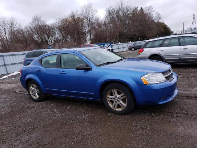 1B3LC56R08N602856 - 2008 DODGE AVENGER SXT BLUE photo 4