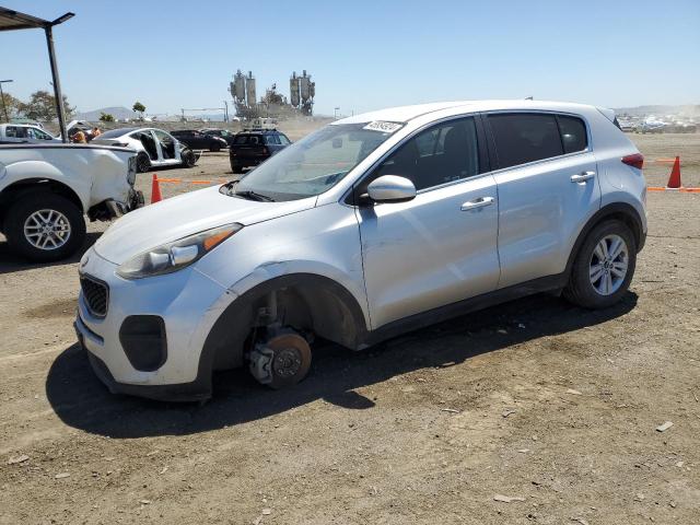 KNDPM3AC4H7226770 - 2017 KIA SPORTAGE LX SILVER photo 1