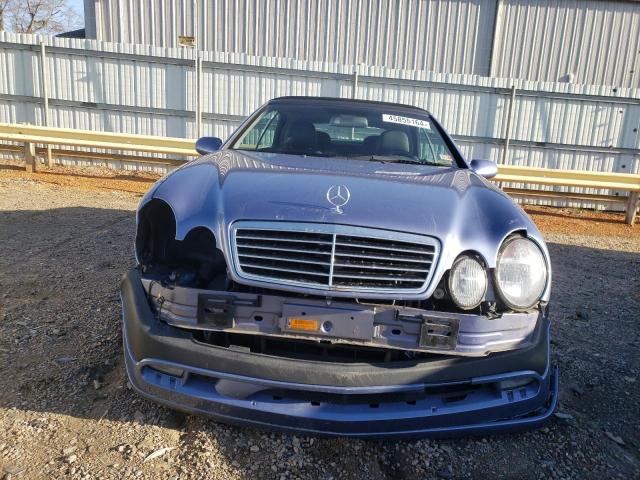 WDBLK65G0XT004587 - 1999 MERCEDES-BENZ CLK 320 BLUE photo 5