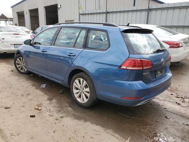 3VW117AU3KM510741 - 2019 VOLKSWAGEN GOLF SPORT S BLUE photo 2