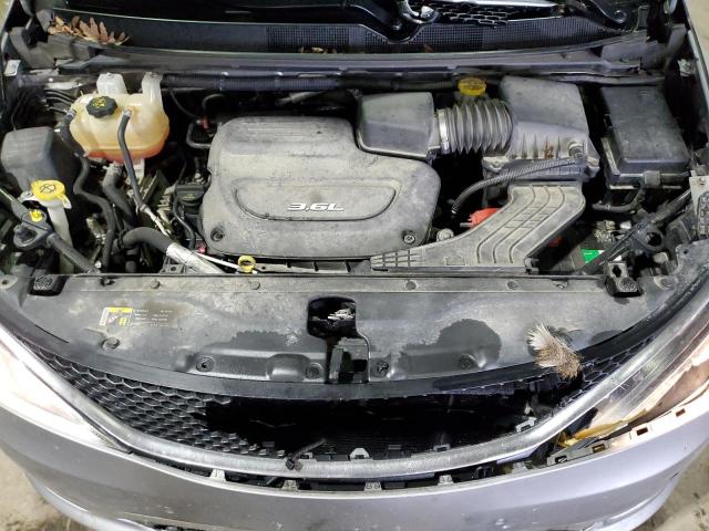 2C4RC1EG4HR529754 - 2017 CHRYSLER PACIFICA TOURING L PLUS SILVER photo 12