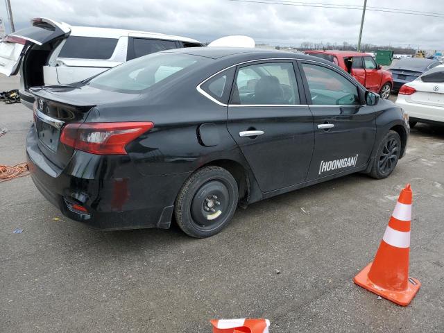 3N1AB7AP3JY320880 - 2018 NISSAN SENTRA S BLACK photo 3