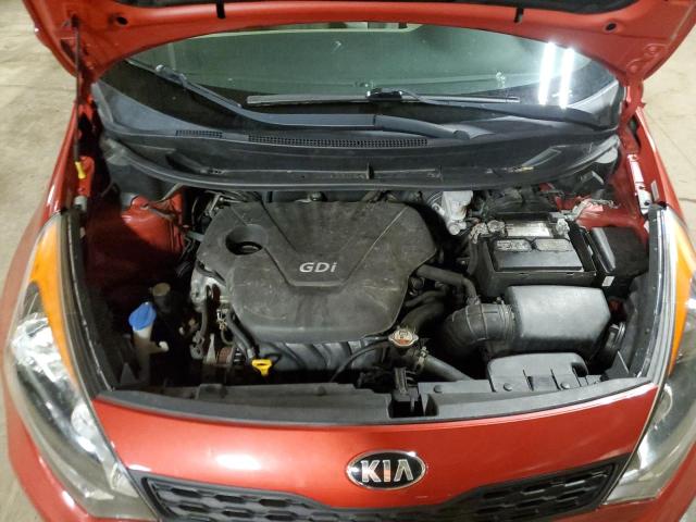 KNADM5A33F6494577 - 2015 KIA RIO LX RED photo 11