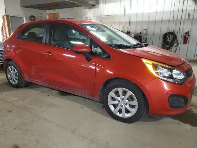 KNADM5A33F6494577 - 2015 KIA RIO LX RED photo 4