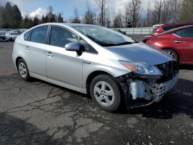 JTDKN3DU6B5310829 - 2011 TOYOTA PRIUS SILVER photo 4