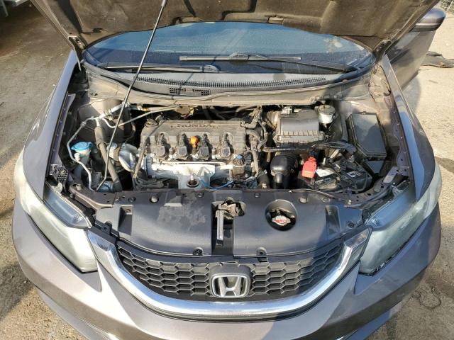 19XFB2F5XFE117538 - 2015 HONDA CIVIC LX GRAY photo 11