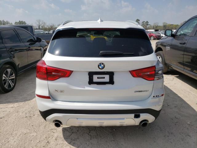 5UXTR7C57KLR51556 - 2019 BMW X3 SDRIVE30I WHITE photo 6