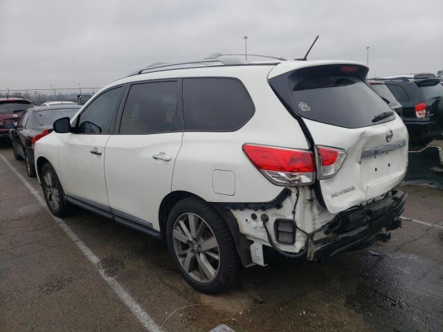 5N1AR2MM3DC638925 - 2013 NISSAN PATHFINDER S WHITE photo 2