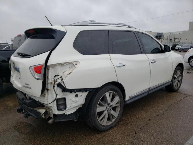 5N1AR2MM3DC638925 - 2013 NISSAN PATHFINDER S WHITE photo 3