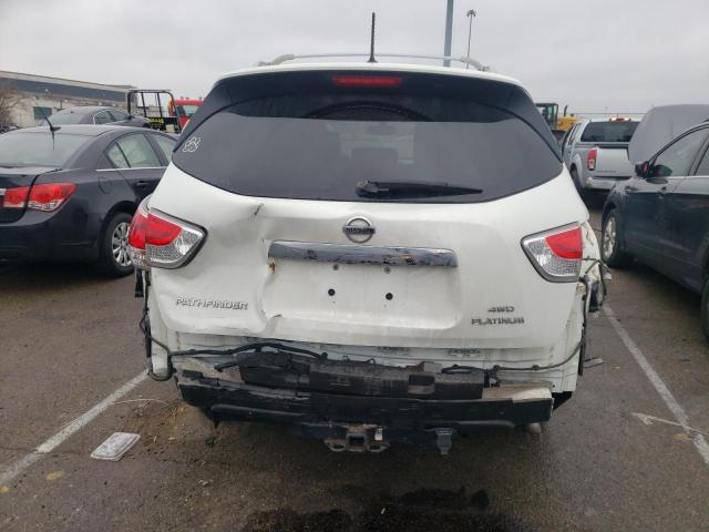 5N1AR2MM3DC638925 - 2013 NISSAN PATHFINDER S WHITE photo 6
