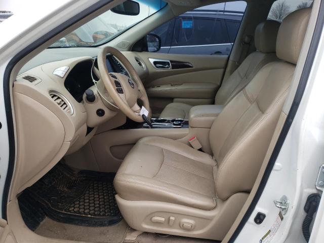 5N1AR2MM3DC638925 - 2013 NISSAN PATHFINDER S WHITE photo 7