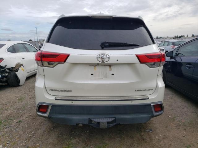 5TDDZRFH5KS921963 - 2019 TOYOTA HIGHLANDER LIMITED WHITE photo 6