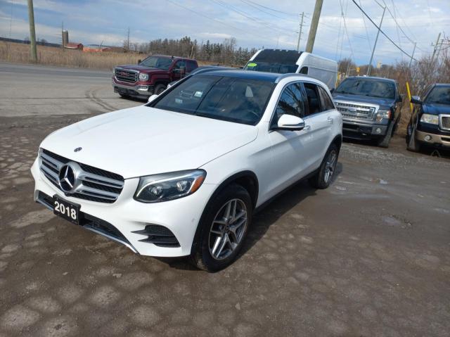 WDC0G4KB1JV059865 - 2018 MERCEDES-BENZ GLC 300 4MATIC WHITE photo 2